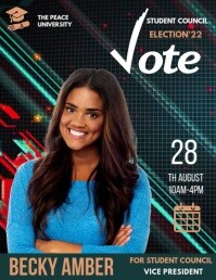 class president election Template | PosterMyWall