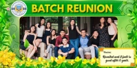Class Reunion Roll Up Banner 3' × 6' template