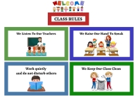 class rules A4 template