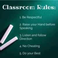 Class Rules Square (1:1) template