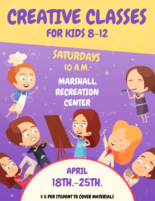 CLASSES Template | PosterMyWall