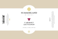 Classic Beige Winery Label template