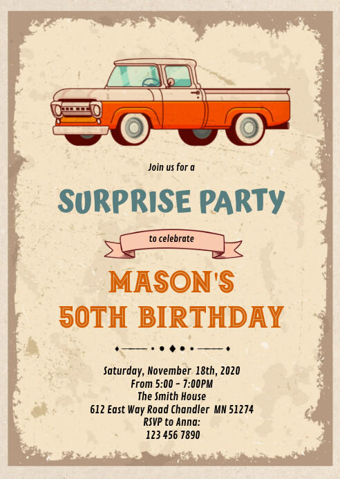 Modele Une Invitation A Theme Anniversaire Voiture Classique Postermywall Modele Une Invitation A Theme Anniversaire Voiture Classique Postermywall