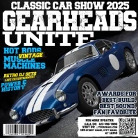 Classic Car Legends: Muscle. Motion. Memory Instagram Post template