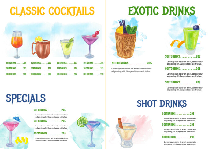 Cocktail Format Classic Cocktail Template | PosterMyWall