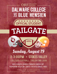 Free Football Tailgate Party Flyers Postermywall