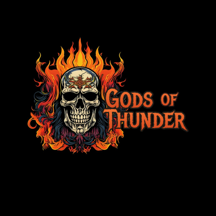 Classic Heavy Metal Rock logotype Template | PosterMyWall