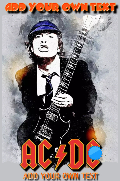CLASSIC ROCK POSTER Template | PosterMyWall
