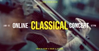 CLASSICAL CONCERT BANNER Facebook Shared Image template