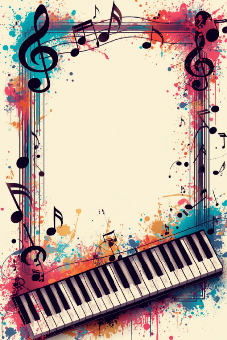 Plantilla de Classical melody frame background | PosterMyWall
