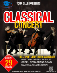Classical Music Ad Flyer (US Letter) template