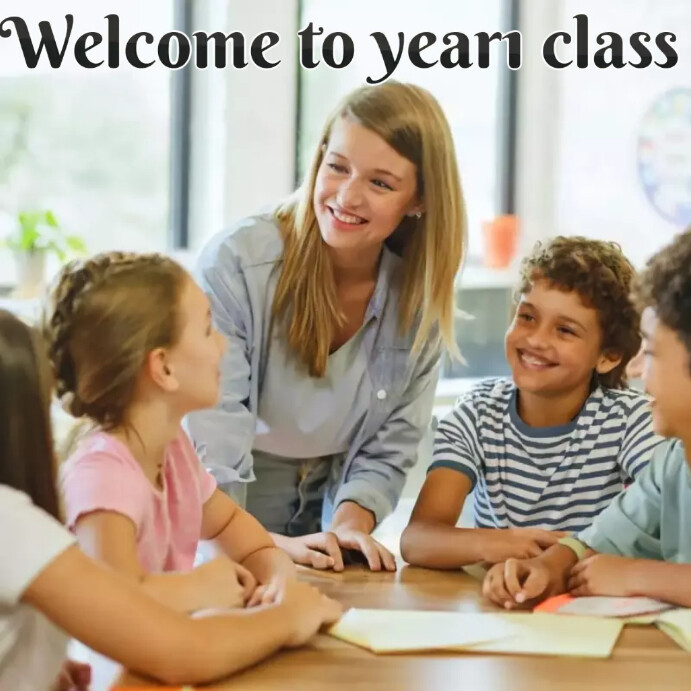 Classroom Template | PosterMyWall