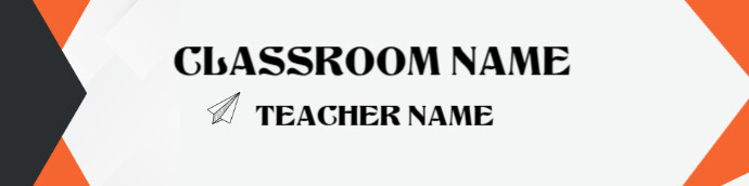 Classroom Header | Google Classroom Header Template | PosterMyWall