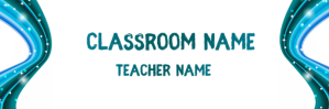 Hvid Classroom Banner Twitter-Kopfzeile Template
