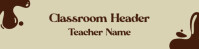Classroom Header template