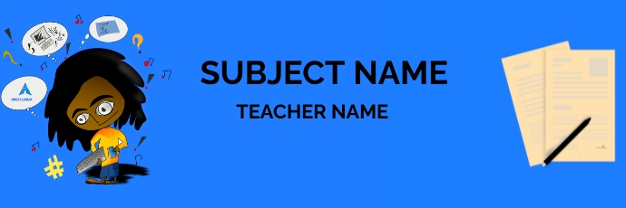 Classroom Header Template | PosterMyWall