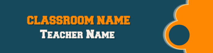 Classroom Header แบนเนอร์ห้องเรียน Google template