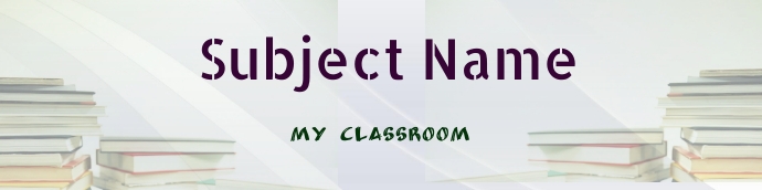 Classroom Header Template | PosterMyWall