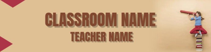 Classroom Header Template | PosterMyWall