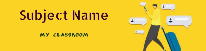 Classroom Header Template | PosterMyWall