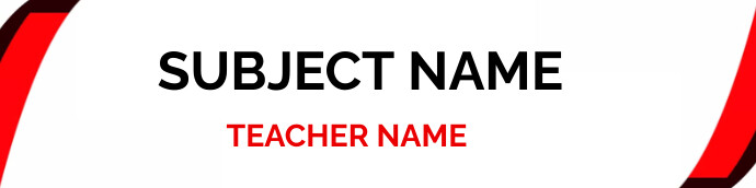 Classroom Header Template | PosterMyWall