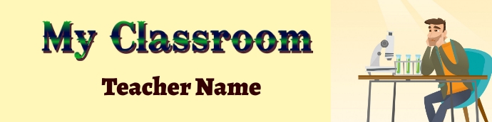 Classroom Header Template | PosterMyWall