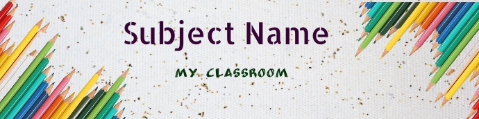 Classroom Header Template | PosterMyWall