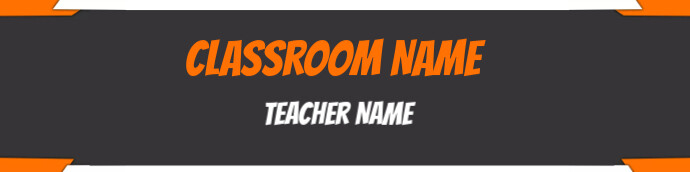 Lesson Header Footer Design Classroom Header Template | PosterMyWall