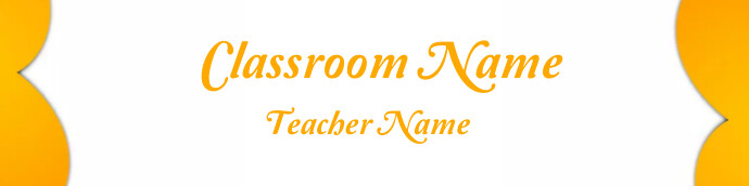 School Header Example Classroom Header Template | PosterMyWall
