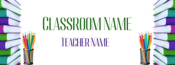 Classroom Header Facebook Cover Photo template