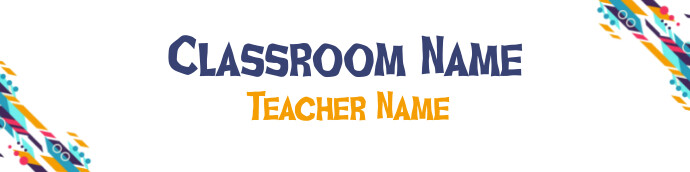 Plantilla de Classroom Header | PosterMyWall