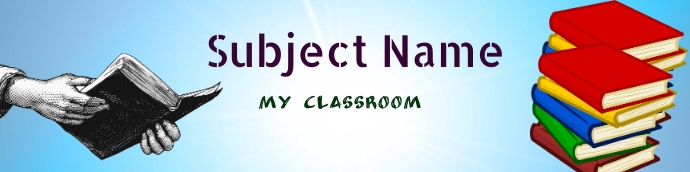 Classroom Header Template | PosterMyWall