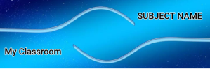 Classroom Header Tajuk Twitter template