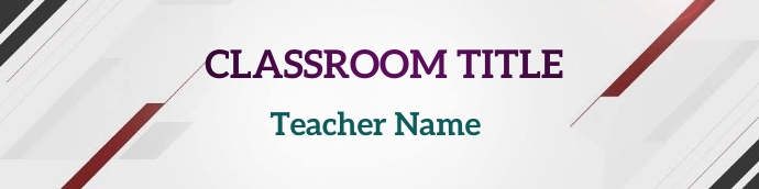 Classroom Header Template | PosterMyWall