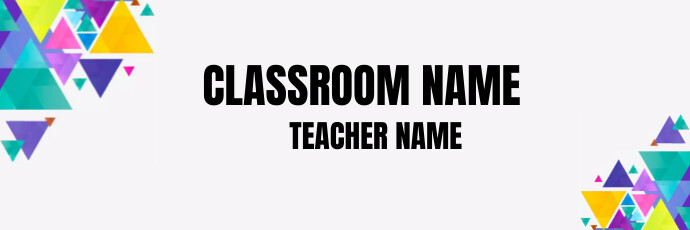 Classroom Header Template | PosterMyWall