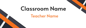 White Classroom Banner Twitter-Kopfzeile Template