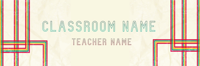Classroom Header Template | PosterMyWall