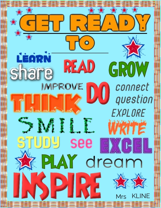 Class Poster Example classroom poster, school poster Template | PosterMyWall