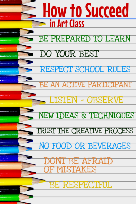Class Poster Example Classroom Poster Template | PosterMyWall