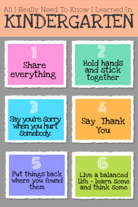 Class Poster Example Classroom Poster Template | PosterMyWall