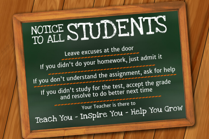 Class Poster Example Classroom Poster Template | PosterMyWall