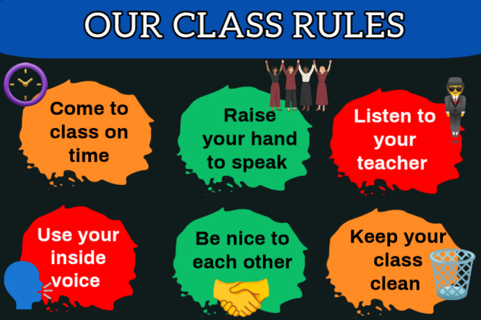 Classroom Rules and regulations Poster design Template | PosterMyWall