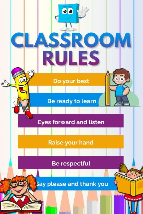 Classroom Rules Template | PosterMyWall