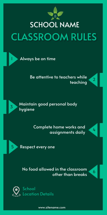 Classroom Rules Template | PosterMyWall