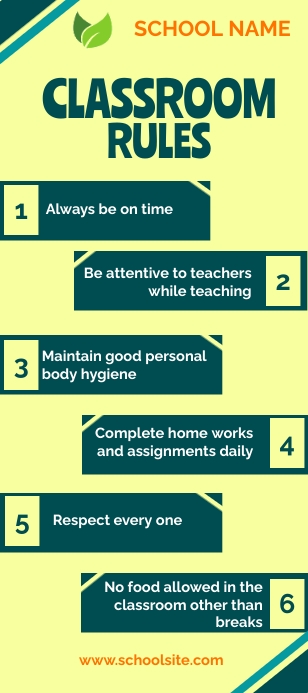 Classroom Rules Template | PosterMyWall