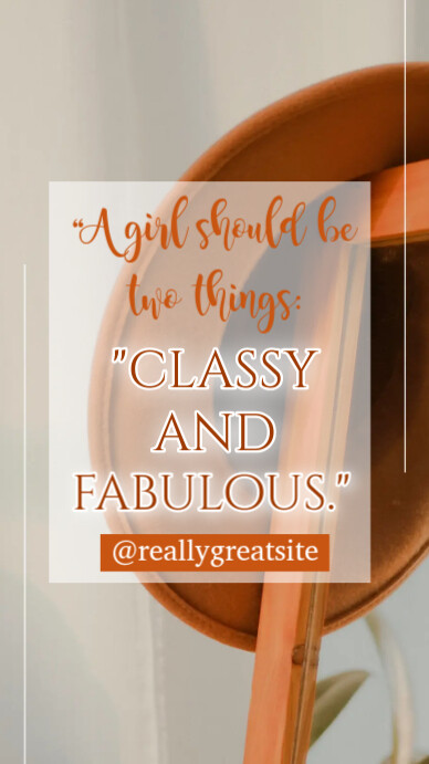 Classy Quotes Instagram Story template