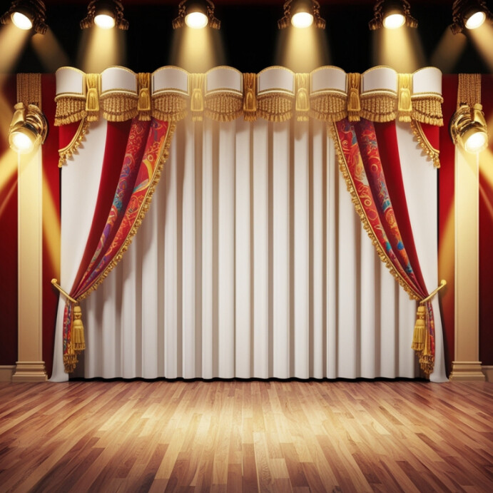 Classy Stage Design Template | PosterMyWall
