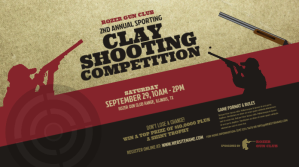 Clay Shooting Competition Twitter Post Twitter-opslag template