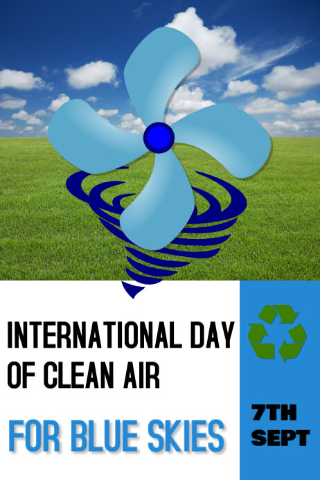 Clean Wind Poster Copy of clean air, recycle, go green, environmental, eco friendly, wind ...