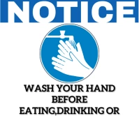 CLEAN AND WASH TEMPLATE Large Rectangle